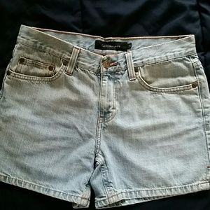 Vintage Calvin Klein jeans shorts, high waist, size 6, Vintage 90s Mom